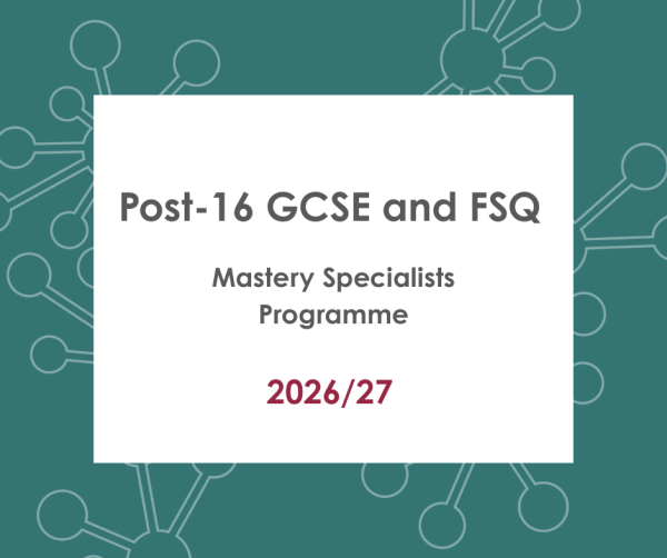 Become a Further Education Mastery Specialist